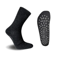 Ankelsockor lös resår halkskydd svart stl 46-48