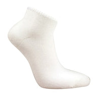 Bambustrumpa kortskaft 3-pack vit 37/39