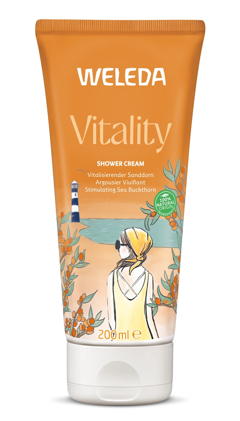 Vitality Shower Cream Sea Buckthorn 200ml