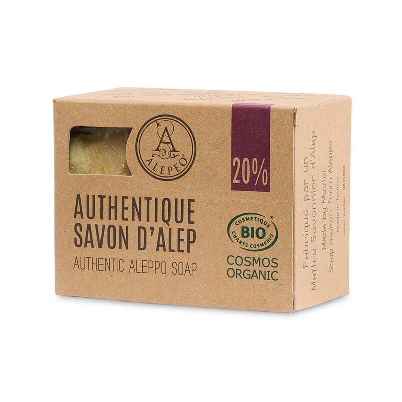 Aleppotvål 20% 200g