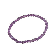 Armband Ametist rund 4mm