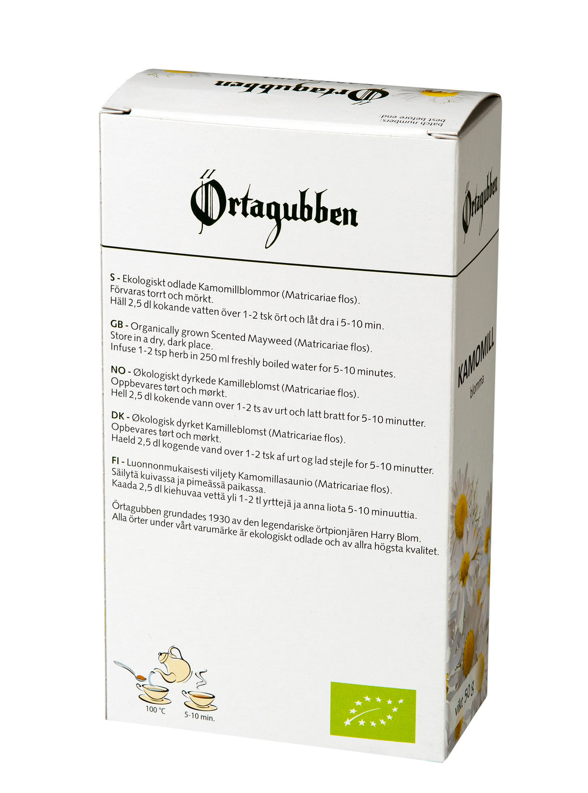 Kamomill blomma eko 50g