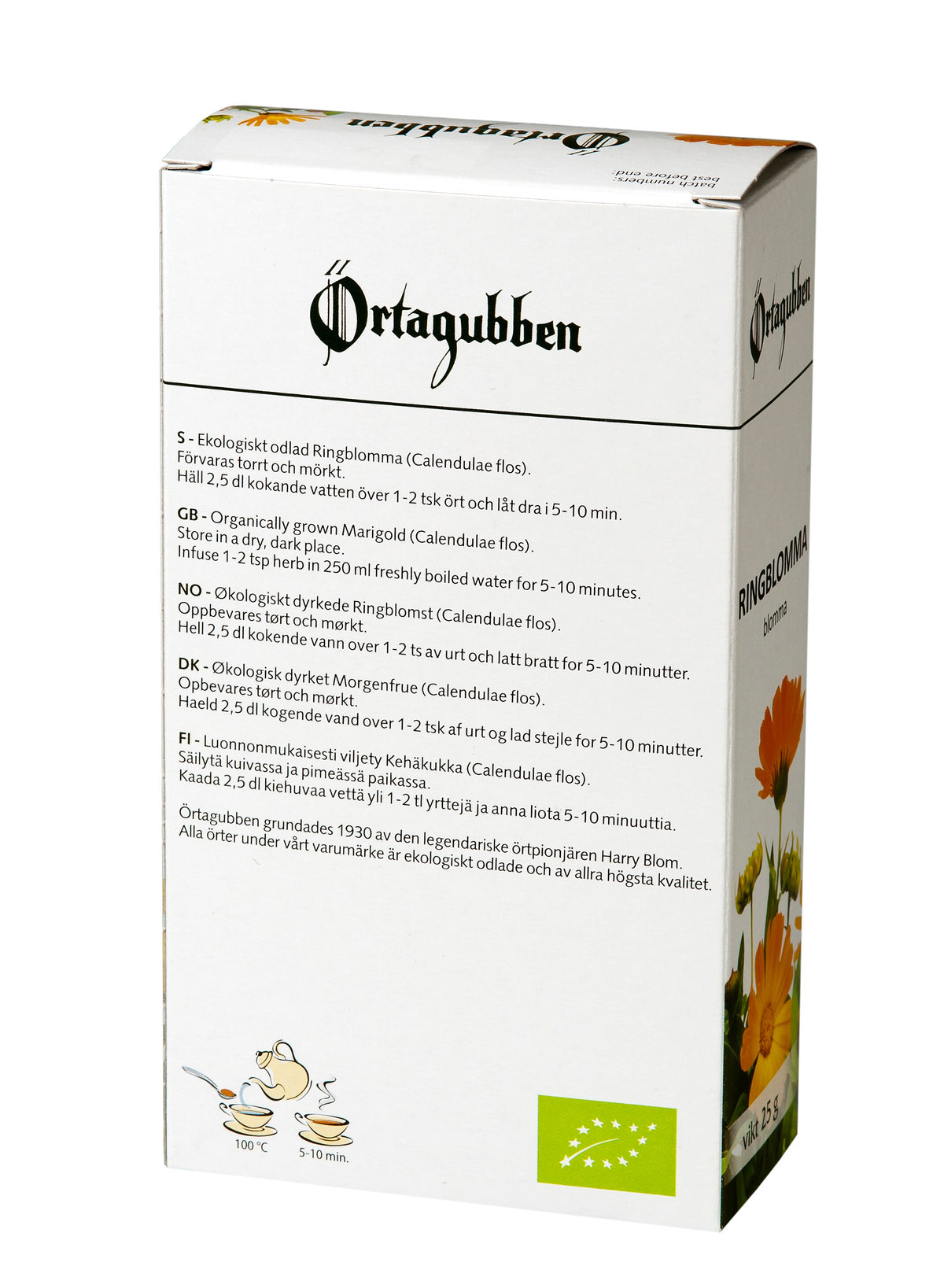 Ringblomma blomma eko 25g