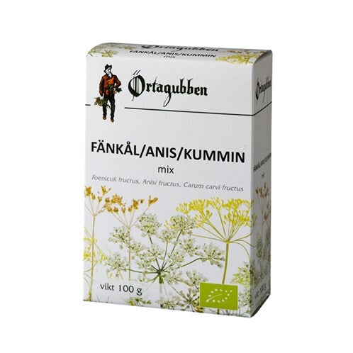 Fänkål/Anis/Kummin 40/40/20 eko 100g