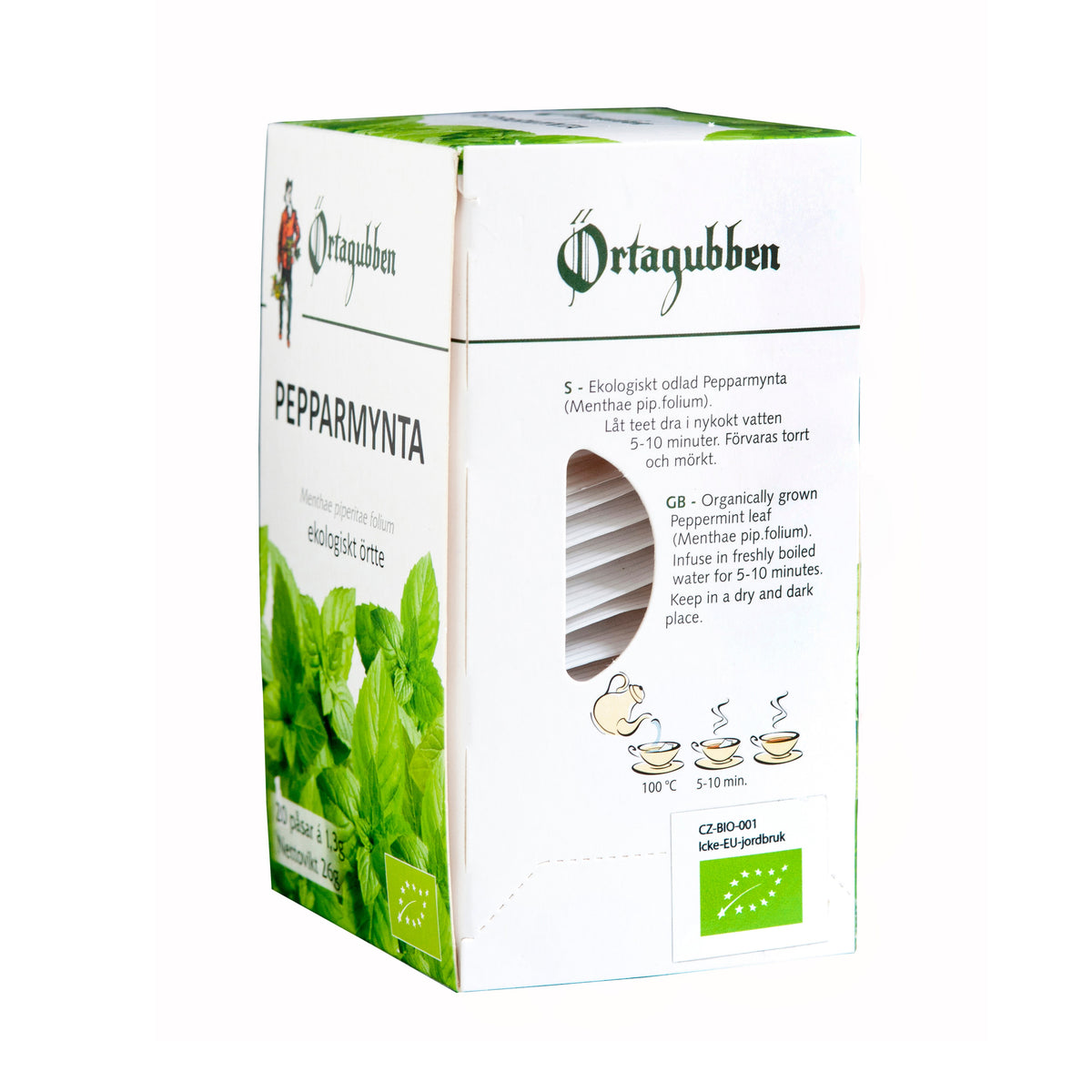 Pepparmynta blad 20 st tepåsar