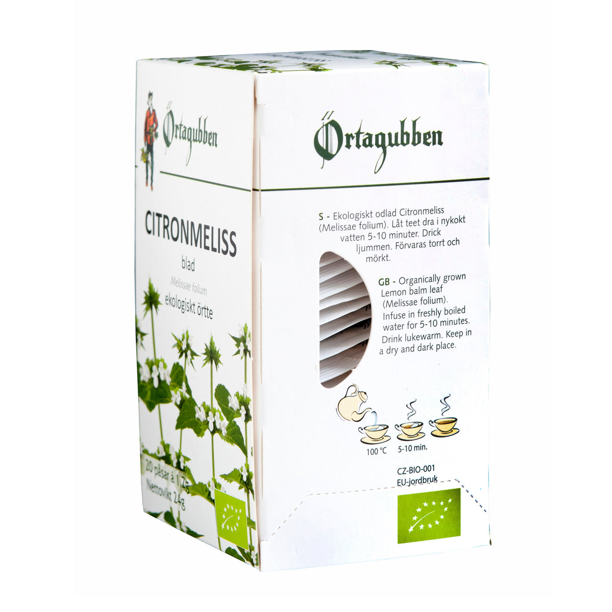 Citronmeliss blad 20 st tepåsar