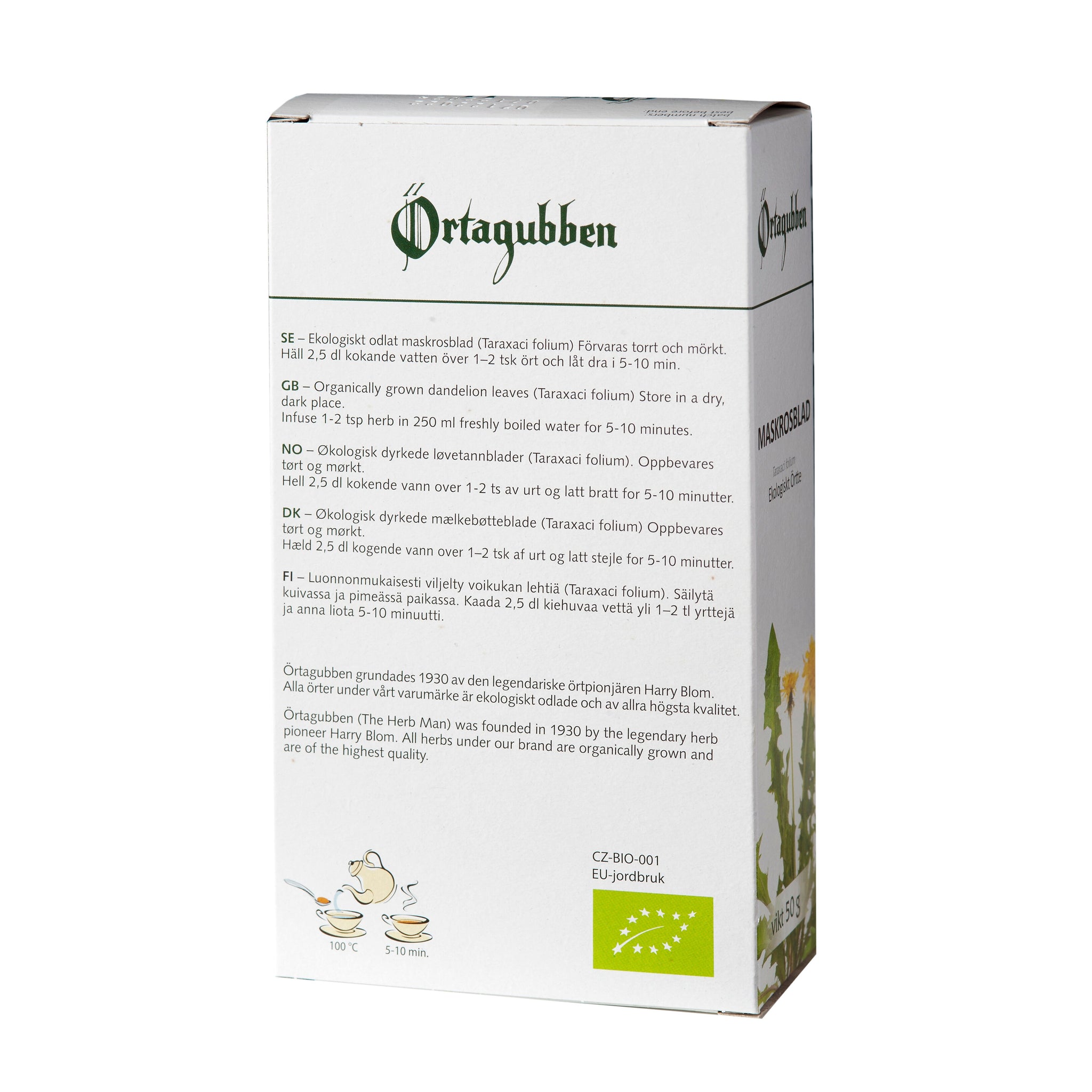 Maskrosblad 50g