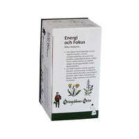 Energi och Fokus 1,5gr x 20 Tepåsar