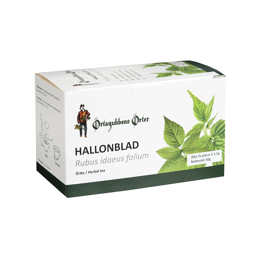 Hallonblad Te-påsar 20st
