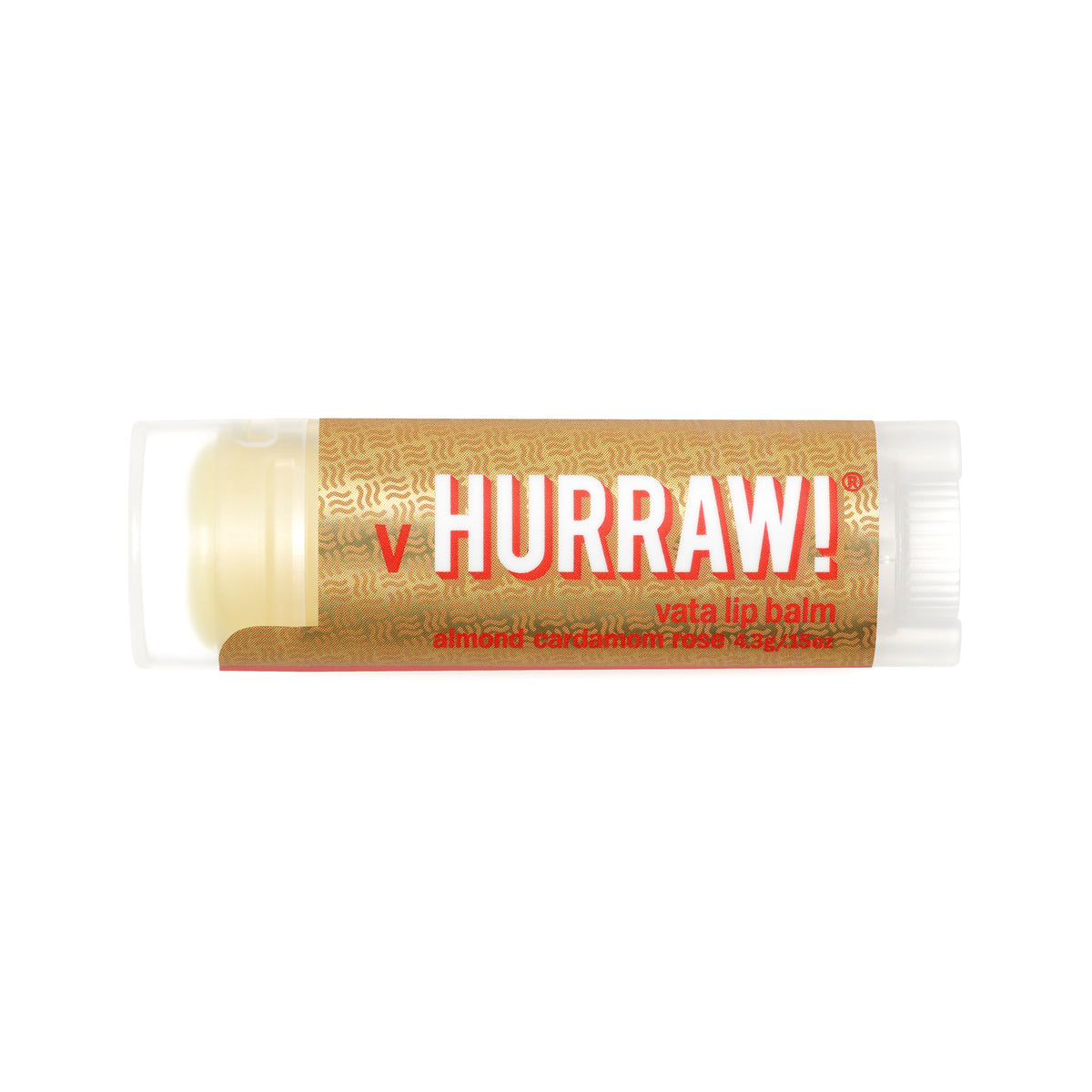 Hurraw Lip Balm Almond Cardamom Rose 4,8g