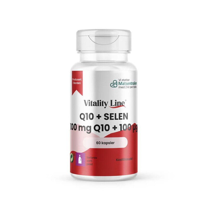 Q10+Selenium 60 kapslar