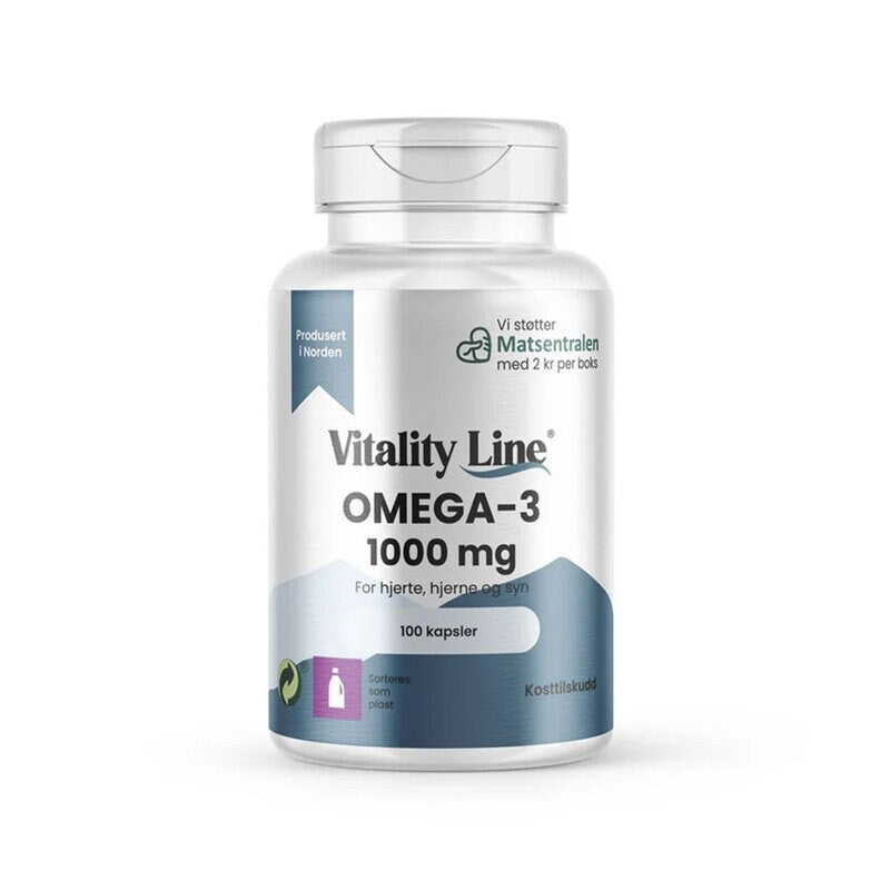 Omega 3 1000mg 100 kapslar