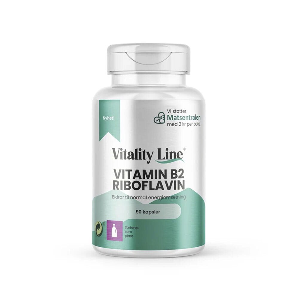 Vitamin B2 100mg 90 kapslar