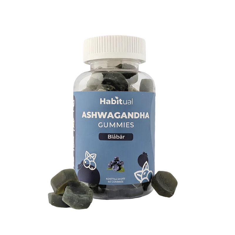 Ashwagandha Gummies Blåbär 60st