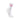 Vit tennissocka med rosa ränder 3-pack