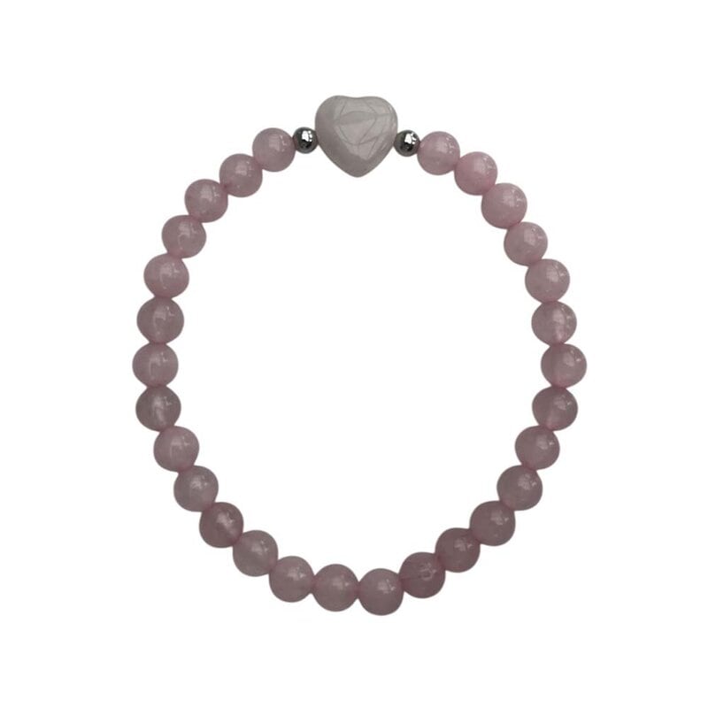Armband Rosenkvarts 6mm