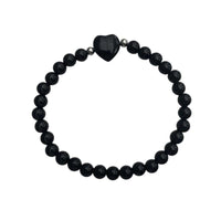 Armband Svart Onyx 6mm