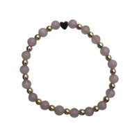 Armband Rosa Kalcedon 6mm