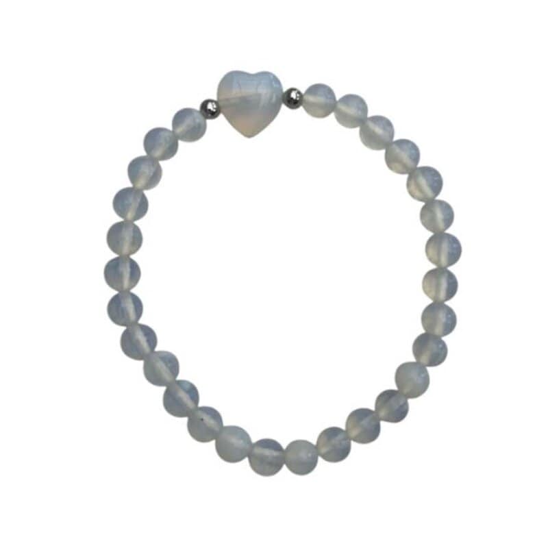 Armband Blå Opal 6mm