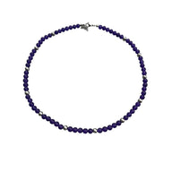 Halsband Lila Kalcedon 6mm