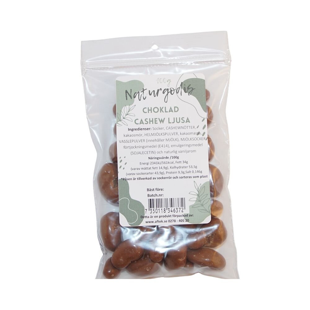 Choklad Cashew Ljusa 100g