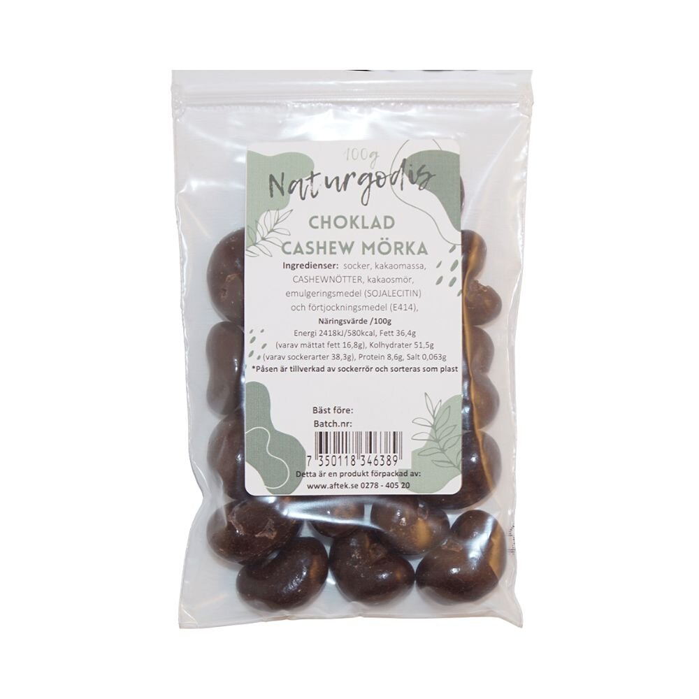 Choklad Cashew Mörka 100g