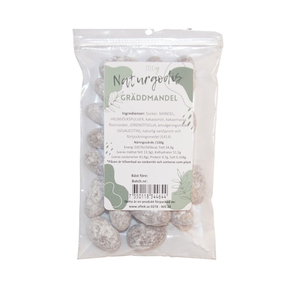 Gräddmandel 100g