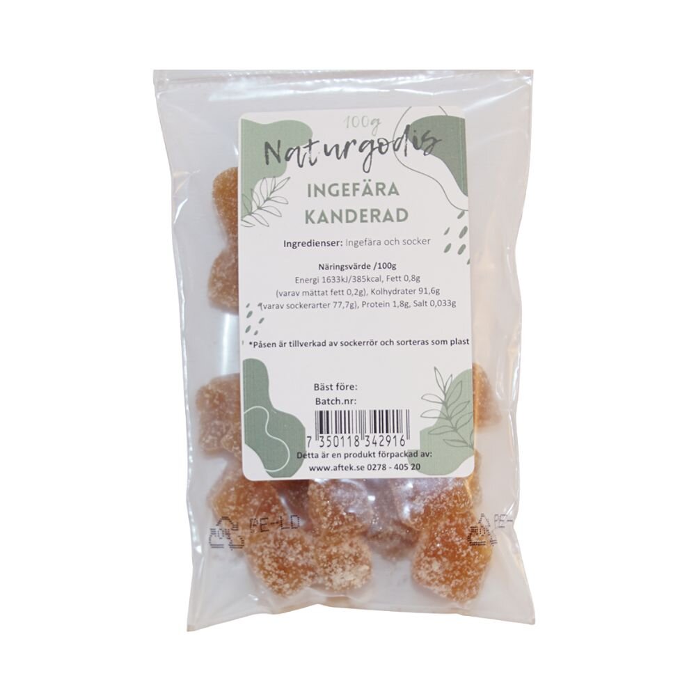 Ingefära Kanderad 100g