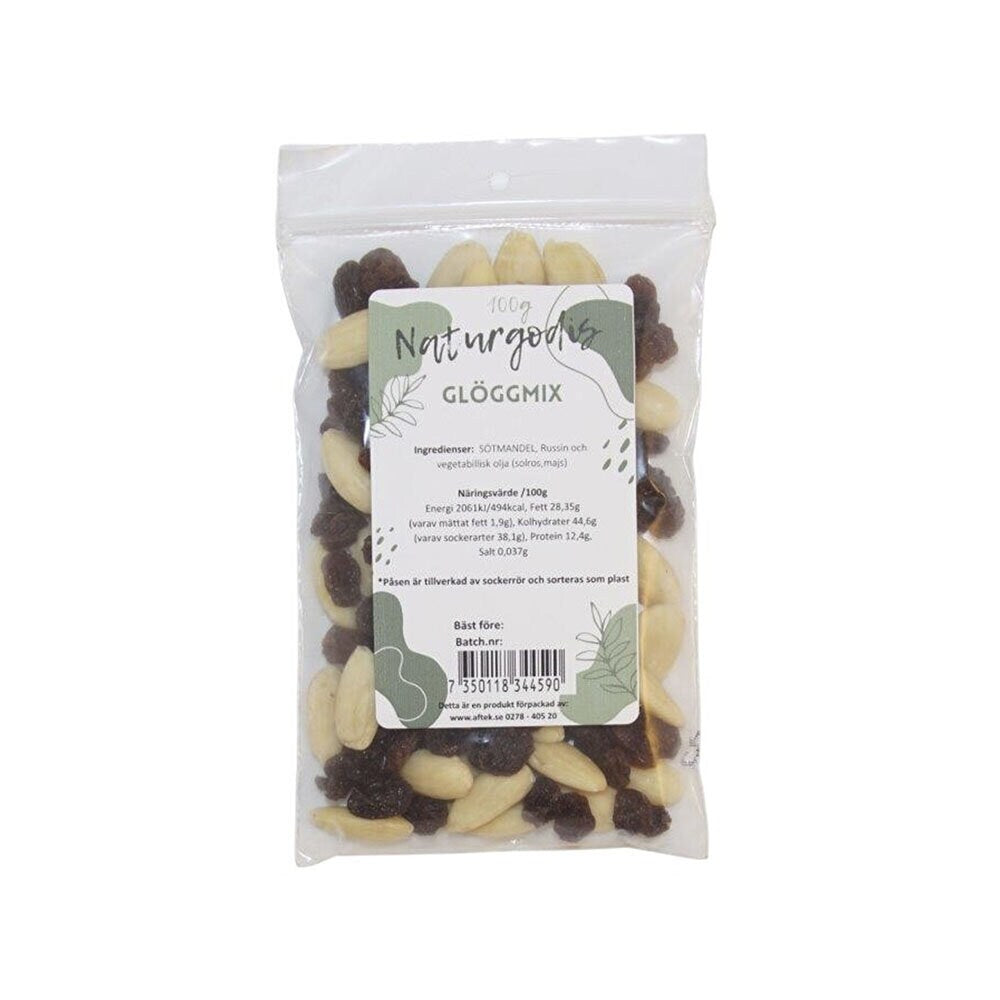 Glöggmix mandel och russin 100g