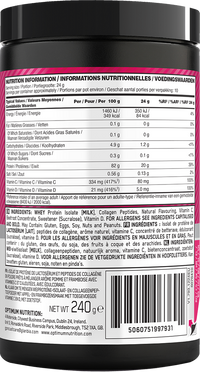 Optimum Nutrition Gold Standard Clear Whey + Collagen - 240 g