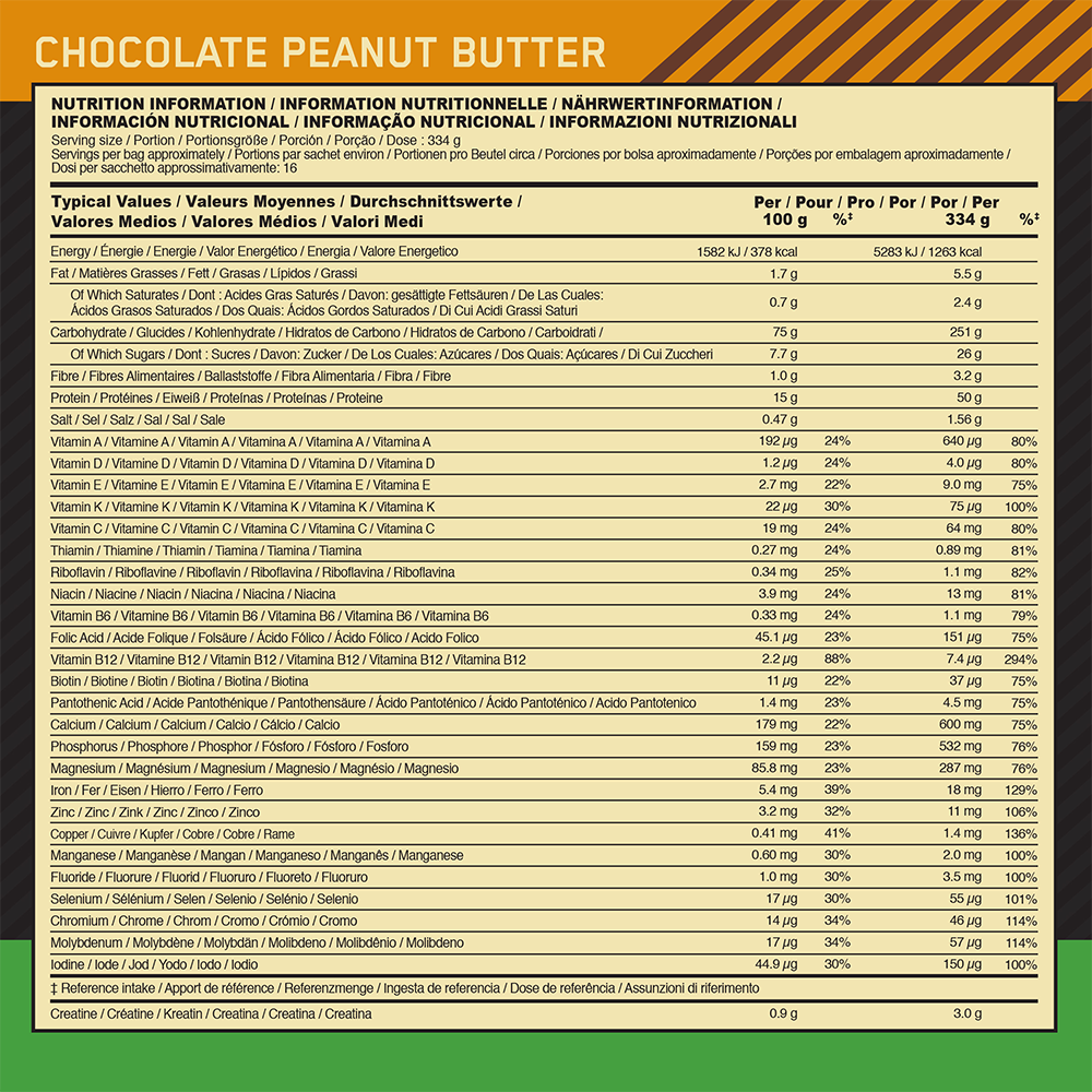 Optimum Nutrition Serious Mass - 2730 g