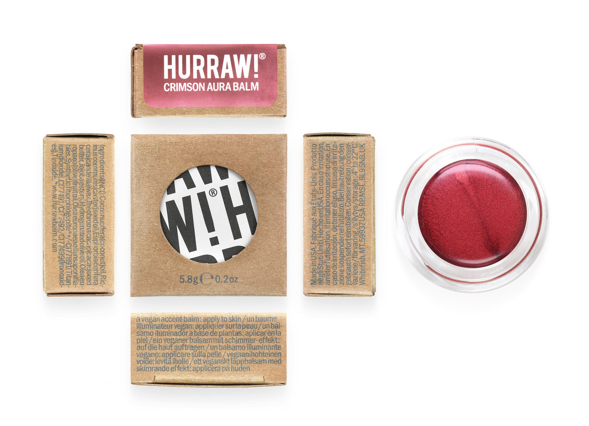 Hurraw Aura Accent Balm Crimson