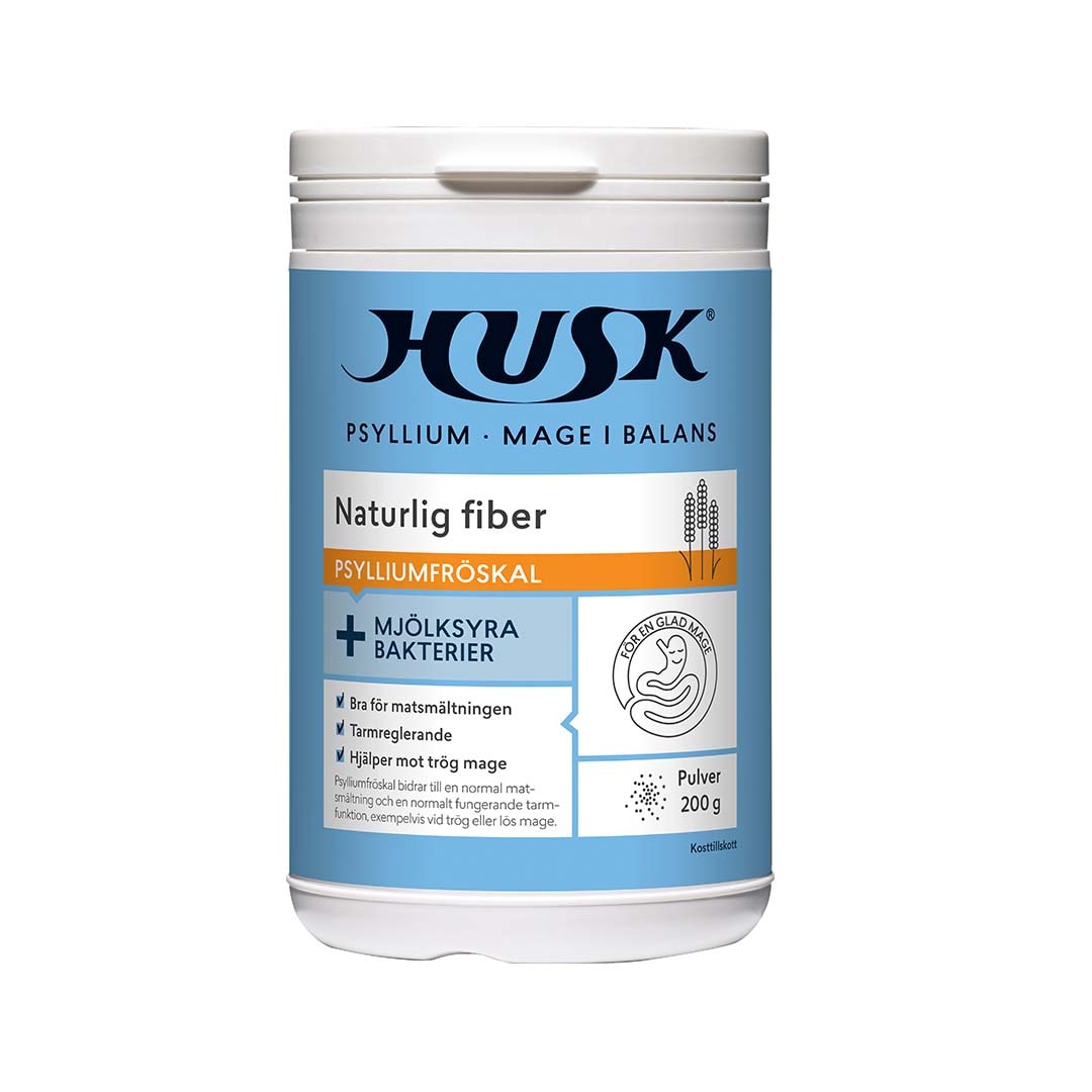 Husk Fiber + Mjölksyra 200g