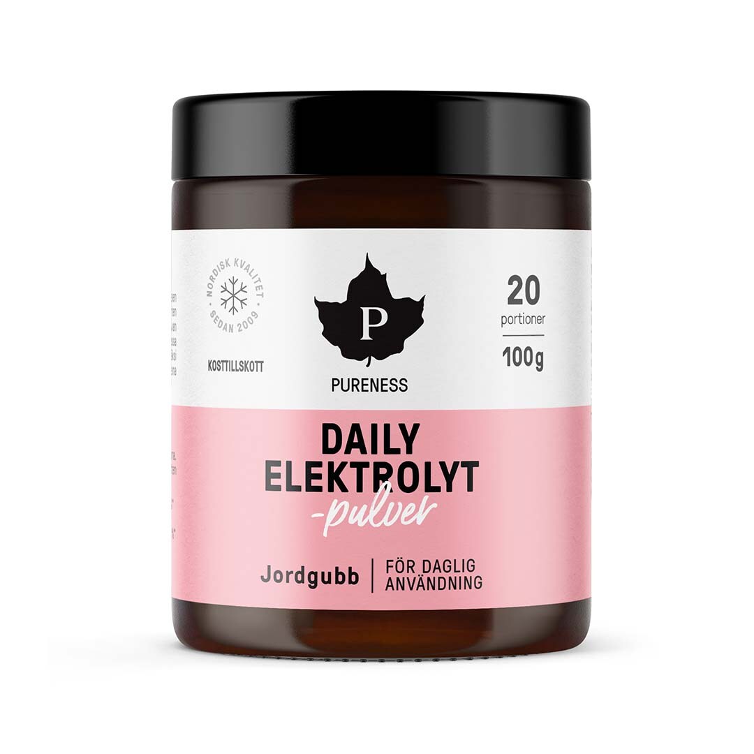 Daily elektrolytpulver Jordgubbe 100g